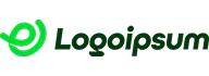 Logotipo de demonstracao Logoipsum em verde usado no carrossel de marcas da home.